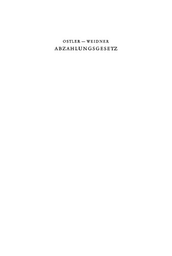 Abzahlungsgesetz