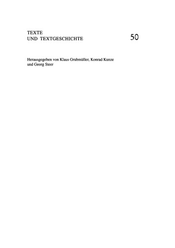 Der deutsche ›Macer‹ (Vulgatfassung) – Mit einem Abdruck des lateinischen Macer Floridus ›De viribus herbarum‹