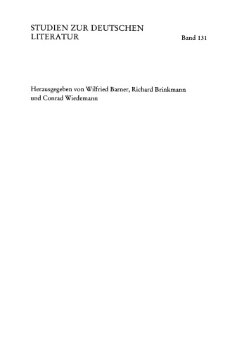 Begriffsbilder: Studien zur literarischen Allegorie zwischen Opitz und Schiller
