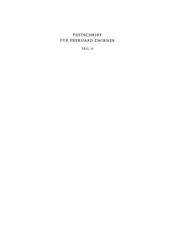Monographien: 15 Festschrift für Eberhard Zwirner. Teil II. Hodschag, Batschka. Puhoi – Eine Egerländer Mundart in Neuseeland