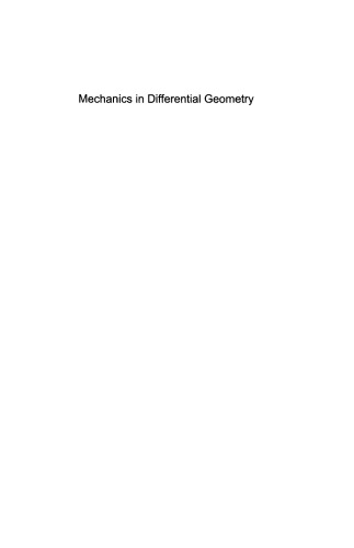 Mechanics in Differential Geometry