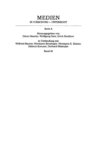 Die Anfänge des Deutschen Fernsehens: Kritische Annäherungen an die Entwicklung bis 1945