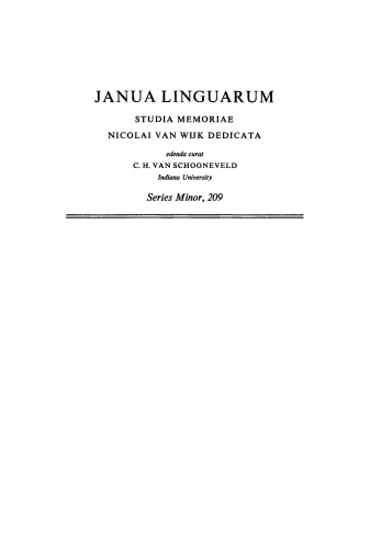 Papers in General Linguistics