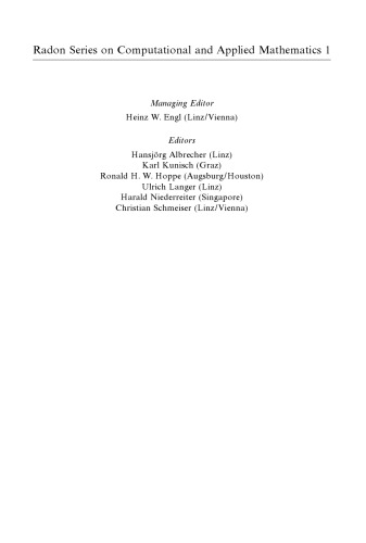 Lectures on Advanced Computational Methods in Mechanics