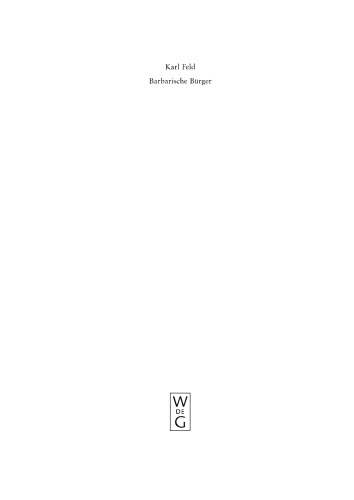Barbarische Bürger: Die Isaurier und das Römische Reich