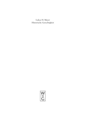Historische Gerechtigkeit