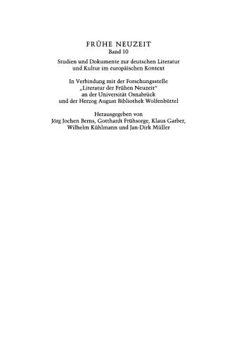 Heilkunde und Krankheitserfahrung in der frühen Neuzeit: Studien am Grenzrain von Literaturgeschichte und Medizingeschichte