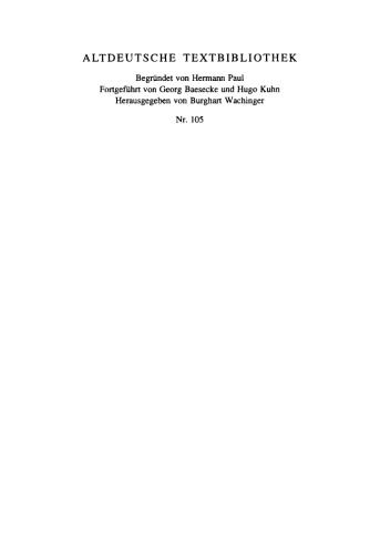 Reimpaarsprüche und Lieder