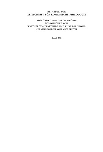 Les Structures du "Französisches Etymologisches Wörterbuch": Recherches métalexicographiques et métalexicologiques