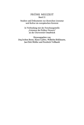 Naturgeschichte zwischen artes liberales und frühneuzeitlicher Wissenschaft: Conrad Gessners "Historia animalium" und ihre volkssprachliche Rezeption
