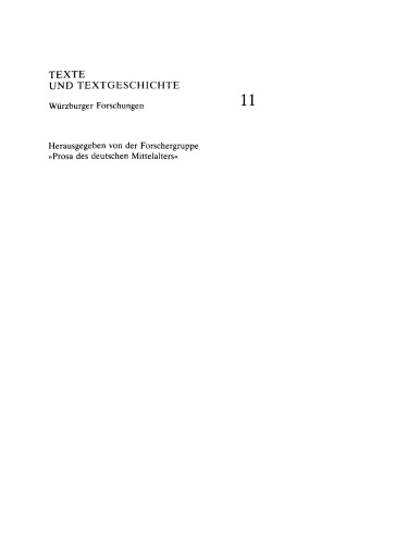 Die »Rechtssumme« Bruder Bertholds: Band I–IV Text der Fassungen