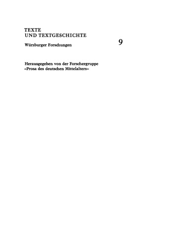 Studien zum "Summarium Heinrici". Die Darmstädter Handschrift 6: Werkentstehung, Textüberlieferung, Edition des Darmstädter Textzeugen