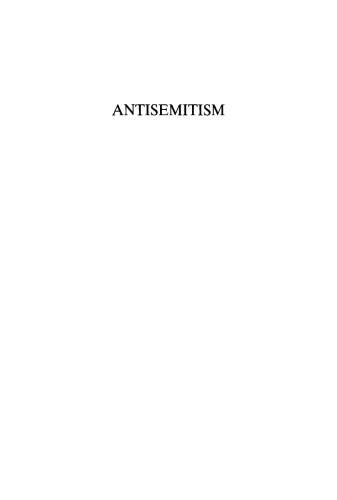 Antisemitism: Volume 19 2003