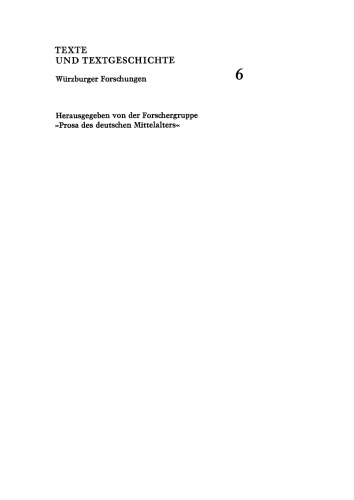Die ›Rechtssumme‹ Bruder Bertholds: Die handschriftliche Überlieferung