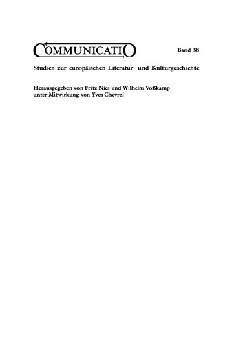 Der Staatsroman im Werk Wielands und Jean Pauls: Gattungsverhandlungen zwischen Poetologie und Politik