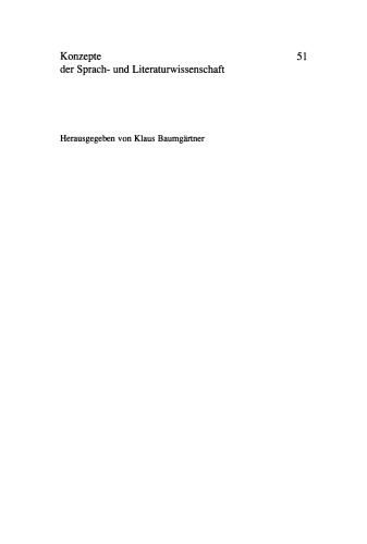 Probleme der Valenz- und Kasustheorie