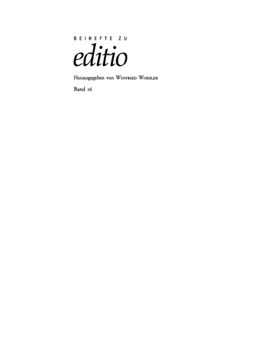 Goethe-Philologie im Jubiläumsjahr - Bilanz und Perspektiven: Kolloquium der Stiftung Weimarer Klassik und der Arbeitsgemeinschaft für germanistische Edition, 26.-27.8.1999