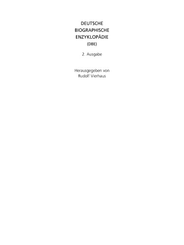 Deutsche Biographische Enzyklopädie (DBE): Band 7 Menghin - Pötel