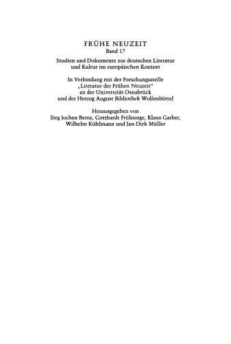 Meisterlieder des 16. bis 18. Jahrhunderts