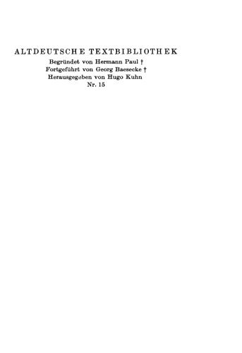 Willehalm Buch I bis V