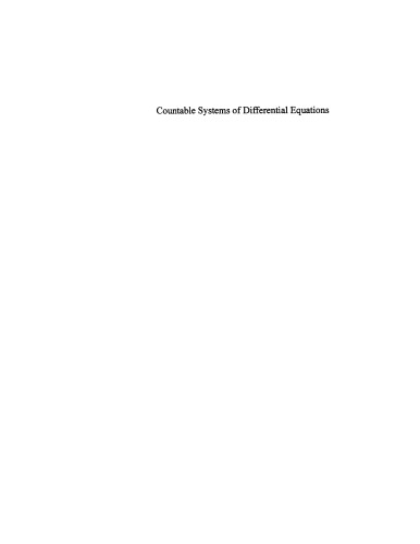 Countable Systems of Differential Equations