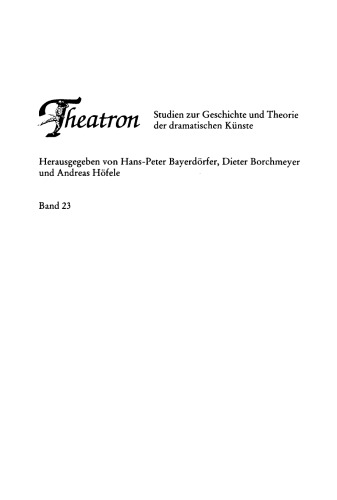 Theatralität in den späten Dramen Heiner Müllers