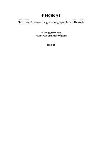 Gesprochene Sprache: Transkripte und Tondokumente