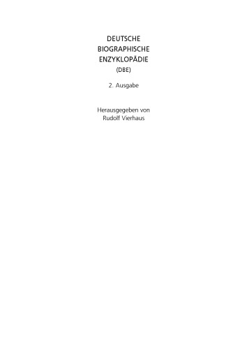 Deutsche Biographische Enzyklopädie (DBE): Band 4 Görres - Hittorp