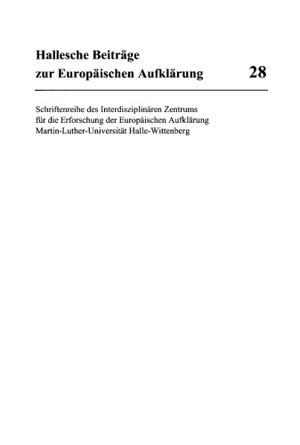 Anakreontische Aufklärung