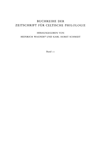 Akten des ersten Symposiums deutschsprachiger Keltologen: (Gosen bei Berlin, 8.–10. April 1992)