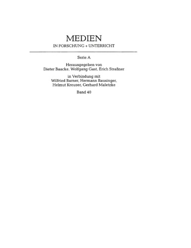 Erzählsituationen in Literatur und Film: Ein Modell zur vergleichenden Analyse von literarischen Texten und filmischen Adaptionen