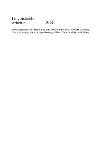 Die informationelle Struktur im Englischen: Syntax und Information als Mittel der Hervorhebung