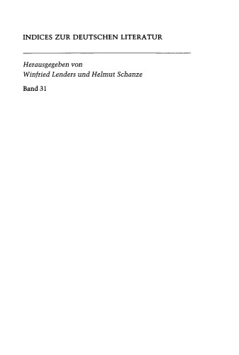 Wortindex zu hessisch-thüringischen Epen um 1200