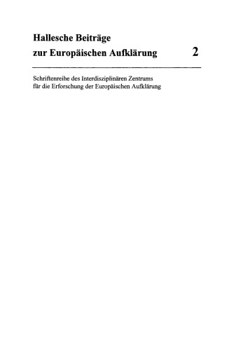 Johann Salomo Semler: Studien zu Leben und Werk des Hallenser Aufklärungstheologen