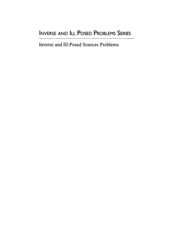 Inverse and Ill-Posed Sources Problems