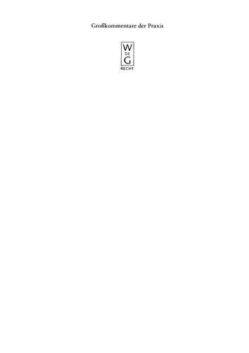 Strafgesetzbuch. Leipziger Kommentar: Band 10 §§ 284 bis 305a