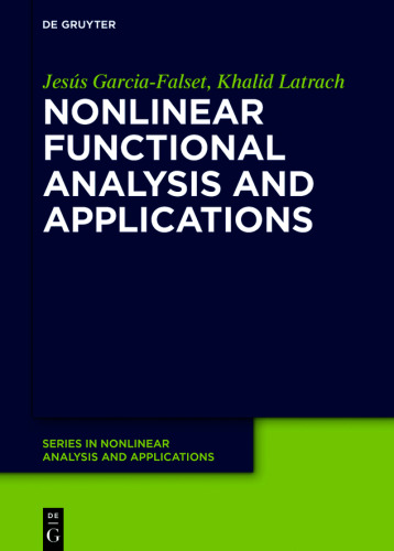 Nonlinear Functional Analysis and Applications