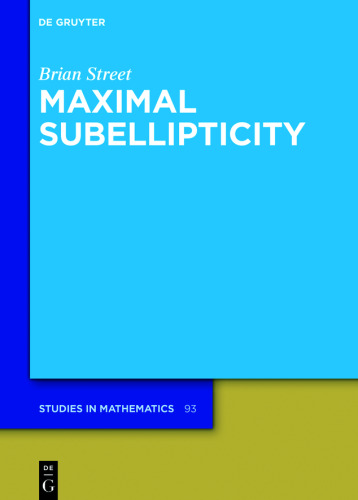 Maximal Subellipticity