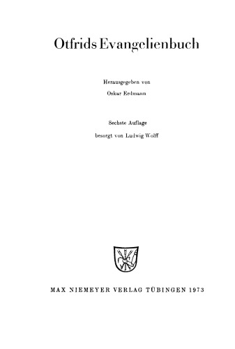 Otfrids Evangelienbuch