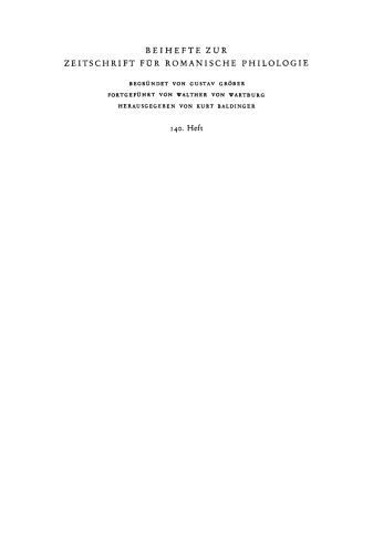 Der periphrastische Verbalaspekt in den romanischen Sprachen: Untersuchungen zum heutigen romanischen Verbalsystem und zum Problem der Herkunft des periphrastischen Verbalaspekts