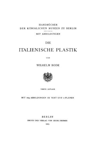 Die italienische Plastik
