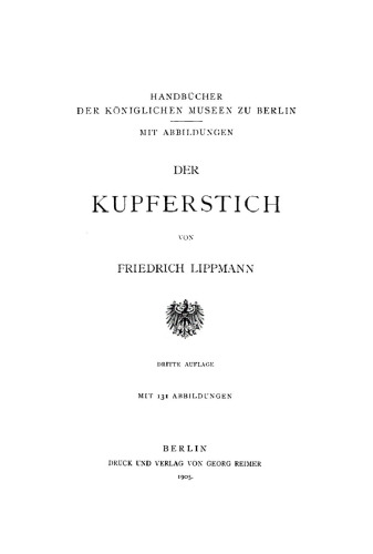 Der Kupferstich