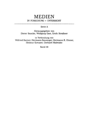 Qualitative Medienforschung: Konzepte und Erprobungen