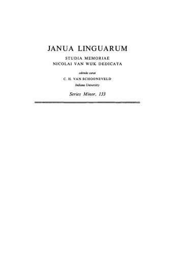 Colloquium Paedolinguisticum: Proceedings of the First International Symposium of Paedolinguistics, held at Brno, 14–16 October 1970