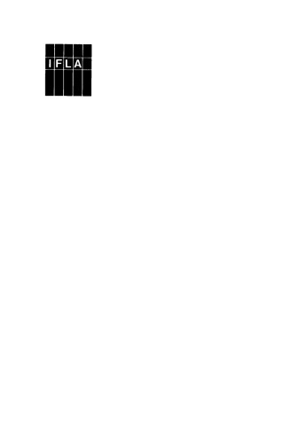 The International Federation of Library Associations and Institutions: A selected list of references