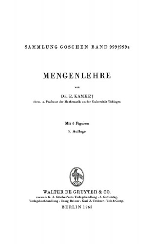 Mengenlehre