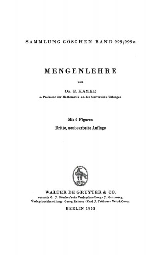 Mengenlehre