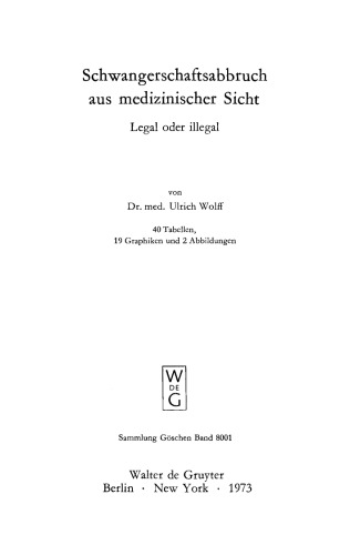 Schwangerschaftsabbruch aus medizinischer Sicht: Legal oder illegal