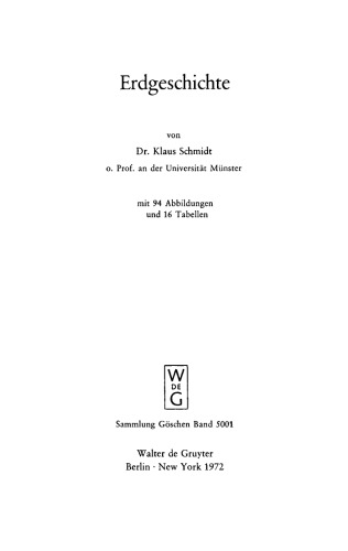 Erdgeschichte