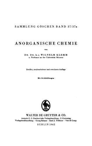 Anorganische Chemie